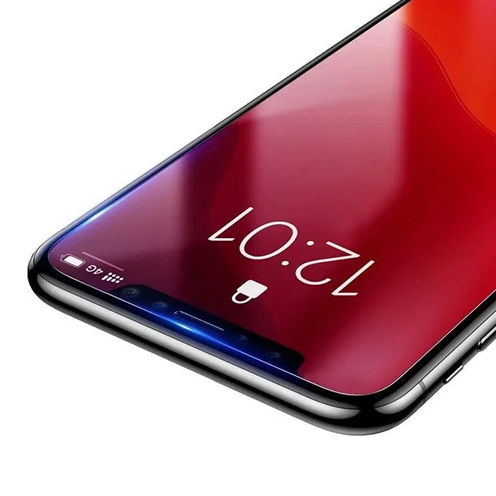 Baseus İPhone 11 Pro- X-XS 0.15mm Full Tempered AntiBlue Light Ekran Koruyucu 2 Adet Set-(1903)