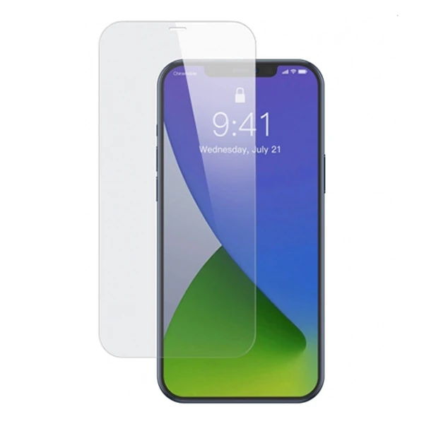 BASEUS iPhone 12 Mini 0.15mm Full Tempered Cam Ekran Koruyucu 2Set-(1903)