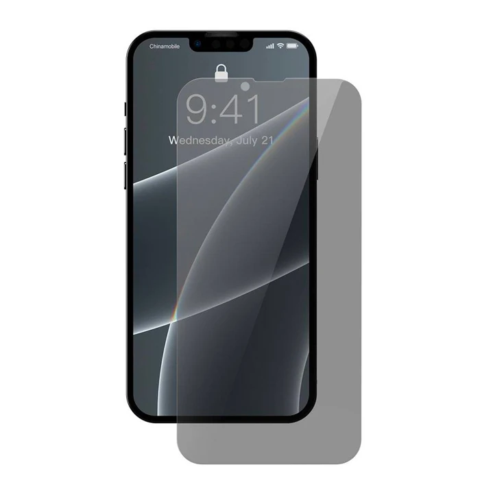 Baseus iPhone 13 Mini Privacy Hayalet Cam Ekran Koruyucu 2 Adet Set-(1903)