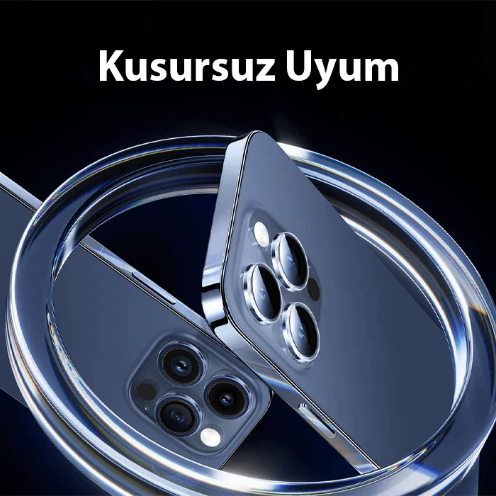 Baseus iPhone 15 Pro/15 Pro Max için Corning Serisi HD Cam Kamera Koruyucu-(1903)