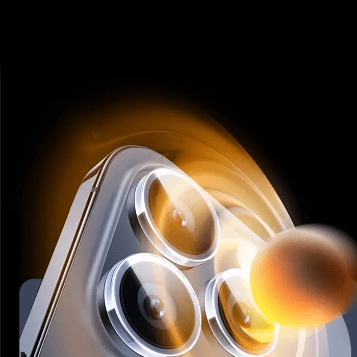 Baseus iPhone 15 Pro/15 Pro Max için Sapphire Serisi HD Cam Kamera Koruyucu-(1903)