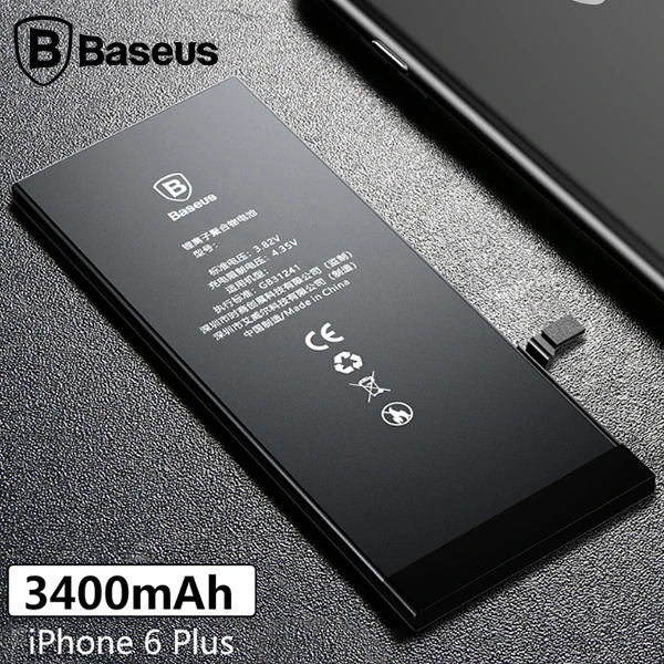 Baseus İPhone 6 Plus 3400 Mah Yüksek Kapasite Pil Batarya-(1903)