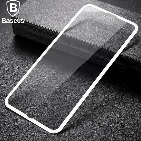 Baseus İPhone 8 Plus 7 Plus 6S-6Plus 3D 023mm Full Kırılmaz Cam Ekran Koruyucu-(1903)
