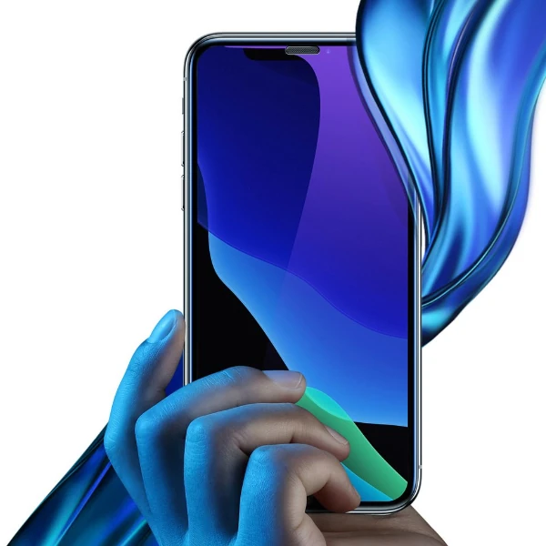 Baseus İPhone XS-X 5.5 Ekran Koruyucu Full Anti Blue Light Tempered Cam Ekran Koruyucu 2 A-(1903)