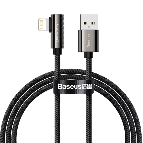 Baseus Legend Elbow USB to iPhone Lightning 2.4A Hızlı Data Şarj Kablosu 1m-(1903)