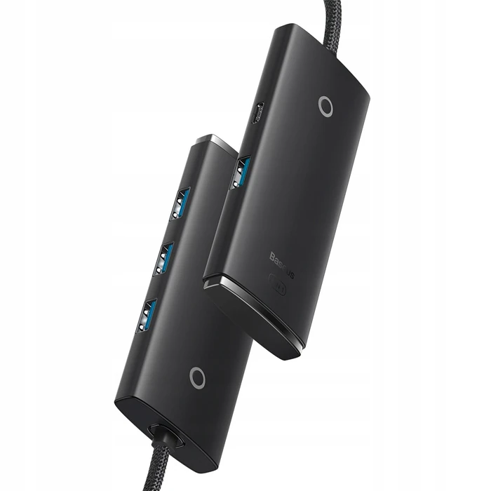 Baseus Lite Series 4 Portlu Type-C to USB 3.0 HUB Adaptör 25cm-(1903)