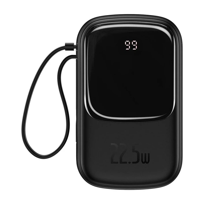 Baseus Qpow Pro Dijital Göstergeli 10000mAh 22.5W Hızlı Şarj Powerbank-(1903)