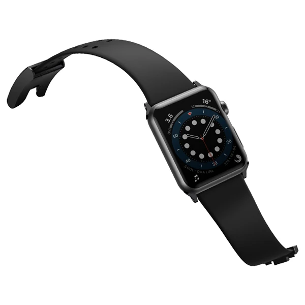 Baseus Slip-Thru Apple Watch Ultra 49mm 7-8 45mm 6-5-4 44mm Silikon Kordon Kayış 3-2-1 42mm-(1903)