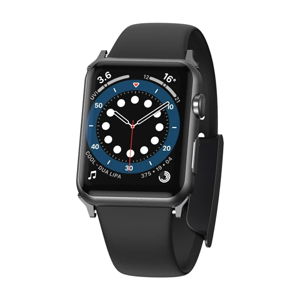 Baseus Slip-Thru Apple Watch Ultra 49mm 7-8 45mm 6-5-4 44mm Silikon Kordon Kayış 3-2-1 42mm-(1903)