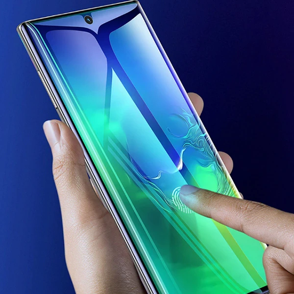 Baseus Sm Galaxy Note 10 Full Ekran Koruyucu 0.15mm 2 Adet Set 0.15MM FULL-SCREEN CURVED ANTI-EXPLOS-(1903)