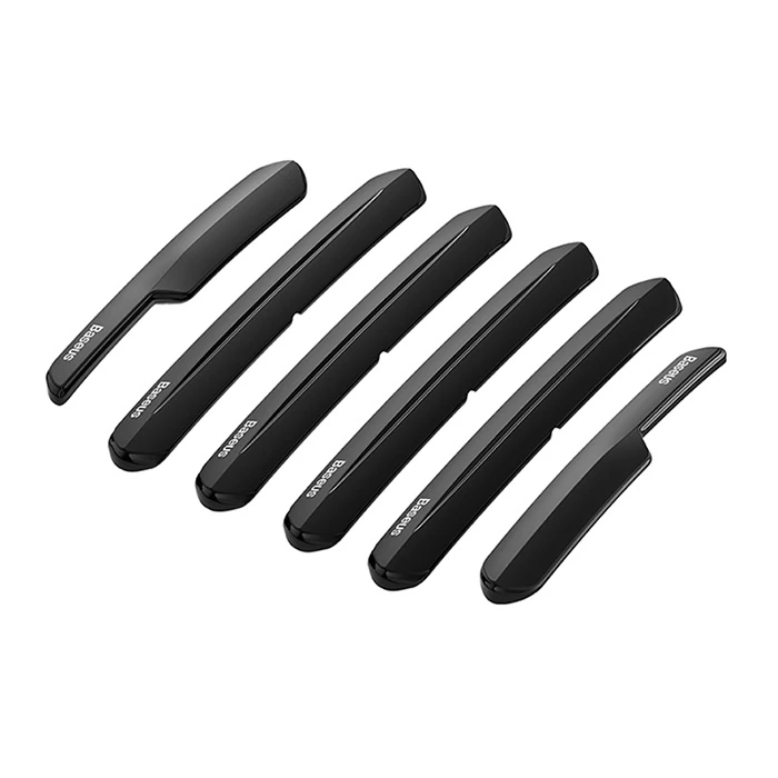 Baseus T-Space 6 Parça Tesla Araç Kapı Çizik Önleyici Tampon Koruma Seti-(1903)