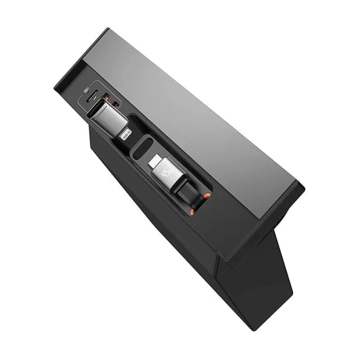 Baseus T-Space Tesla Model 3/Y için 45W Hub Yerleştirme İstasyonu ve Araç içi Şarj Cihazı-(1903)