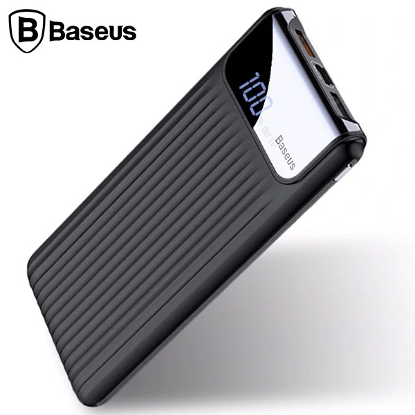Baseus Thin QC3.0A 10000 Mah Hızlı Şarj Harici Şarj Power Bank-(1903)