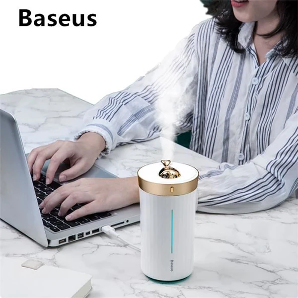 Baseus Whale Araç ve Ev Ultrasonik Hava Nemlendirici Gece Lambası-(1903)