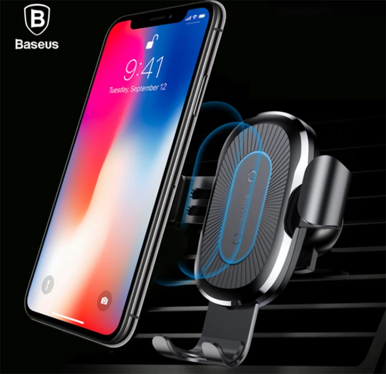Baseus Wxyl-01 Araç İçi Telefon Tutucu ve Kablosuz Şarj Aleti-(1903)