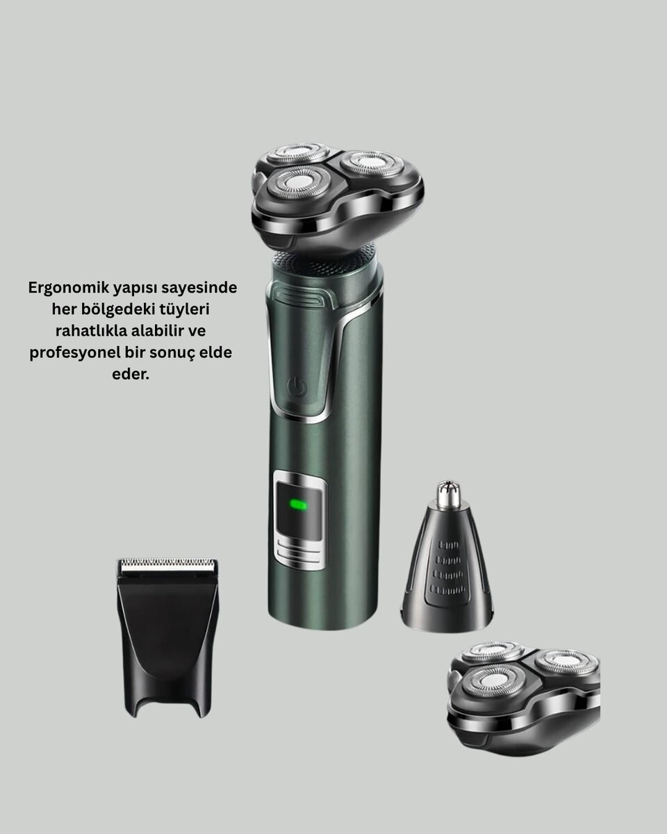 Başlıklı Şarjlı Tıraş ve Bakım Cihazı