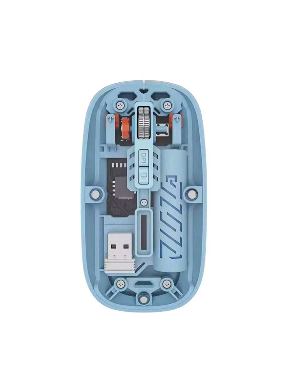 Bluetooth 5.2 Destekli Mavi Pilli Kablosuz Mouse Yeni Nesil