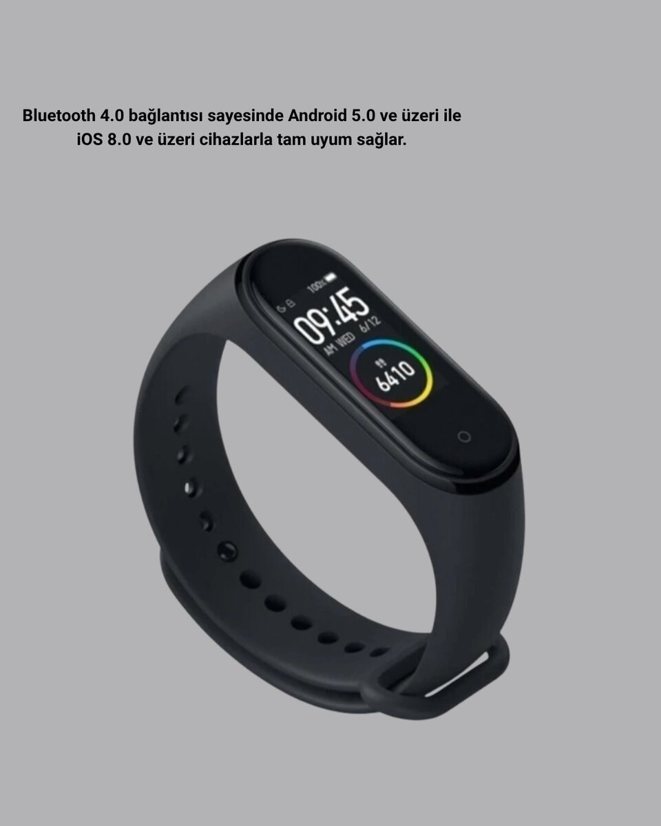 Bluetooth Akıllı Bileklik Spor Modlu Kalp Atış Takipli Uyku Analizli