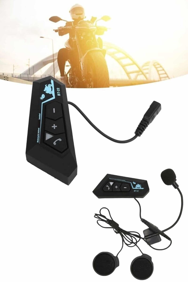 Bluetooth Kask Kulaklığı Intercom 5.0 Bluetooth Android ve İOS Uyumlu