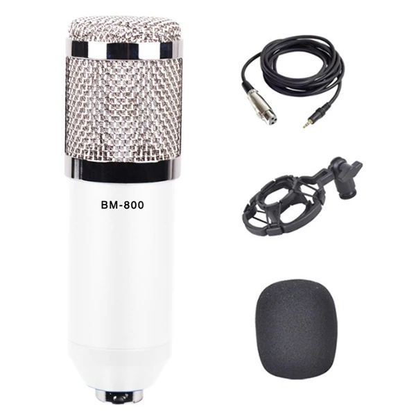 BM800 Condenser Stüdyo Profesyonel Kayıt ve Yayın Mikrofonu Studio-(1903)