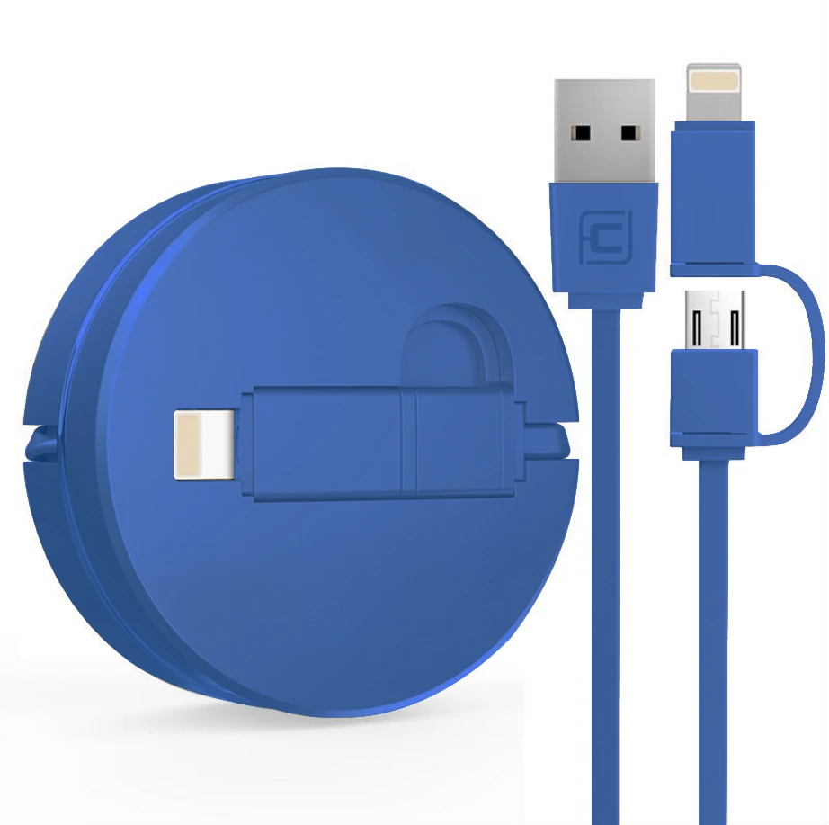 Cafele 2in1 İphone Ve Micro Usb Hızlı Usb Data Kablo-(1903)