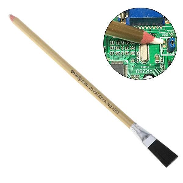 Cep Telefonu ve Bilgisayar Anakart Bord Oksit Temizleme Kalemi ve Fırçası-(1903)