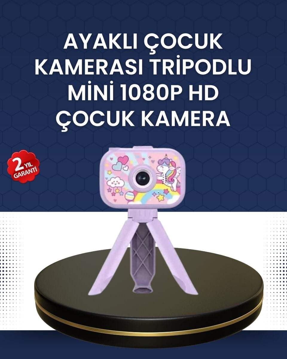 Çocuklara Özel Tripodlu Kamera – 27 Çerçeve ve 10 Ayna Efekti
