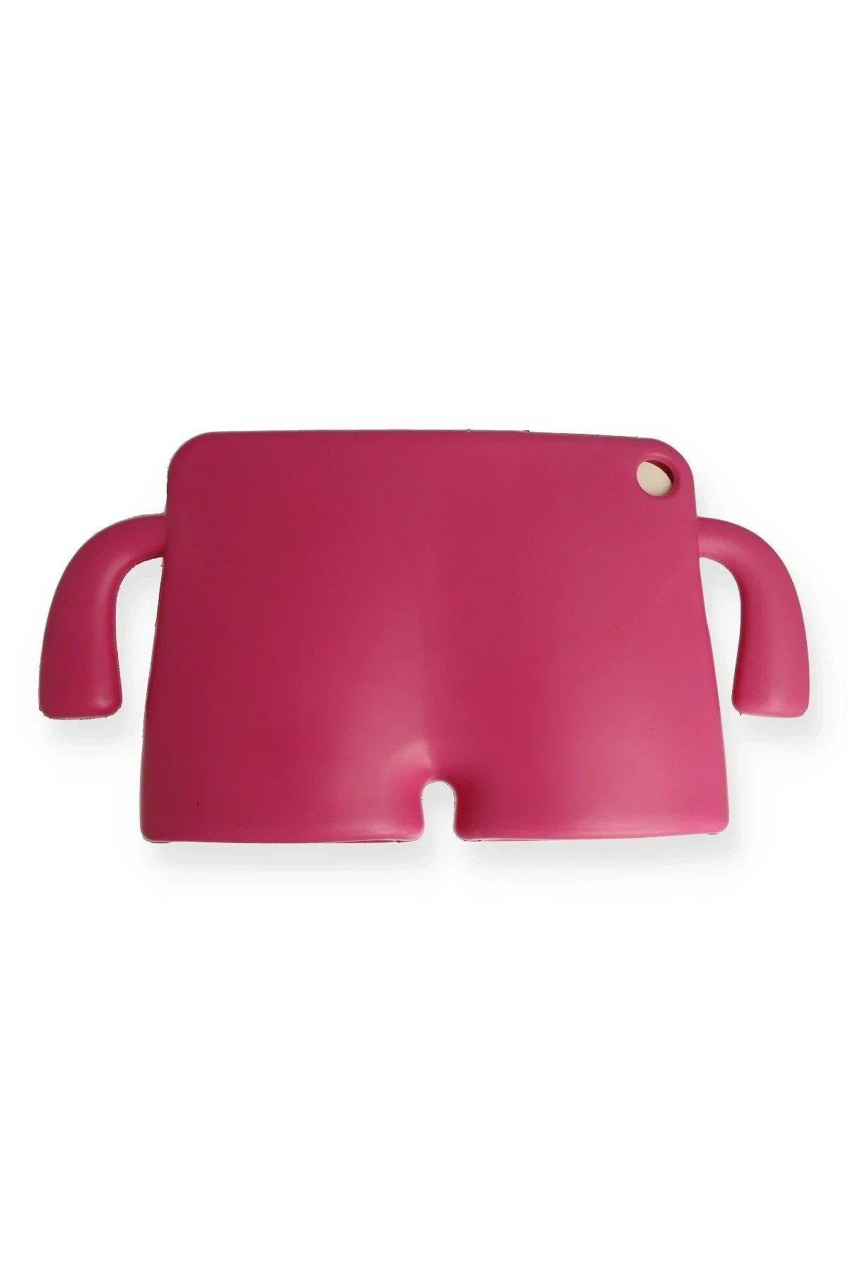 CPT05 Apple iPad Pro 13 (2024) Karakter Tablet Silikon - Pembe