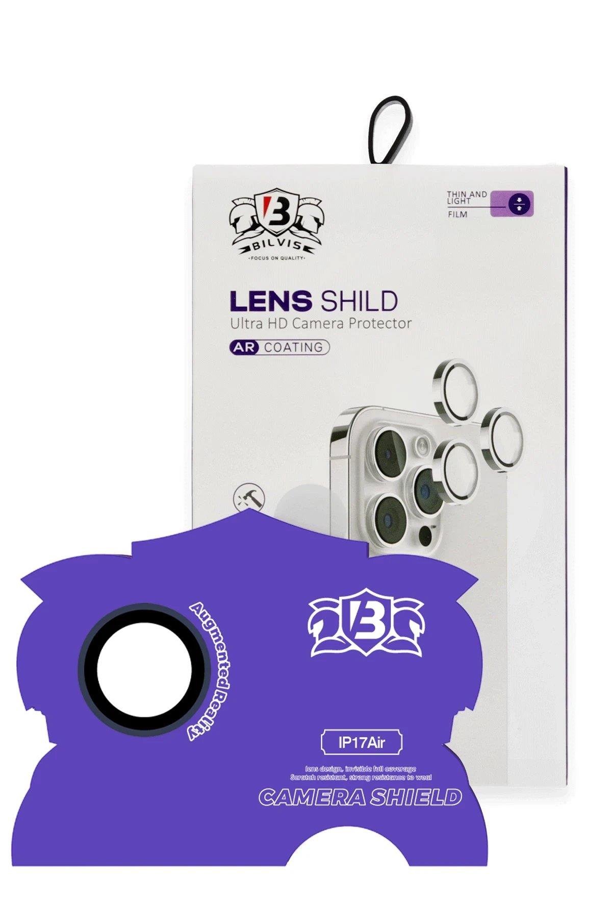 CPT05 Apple iPhone 17 Air Bilvis Titan Kamera Lens - Lacivert