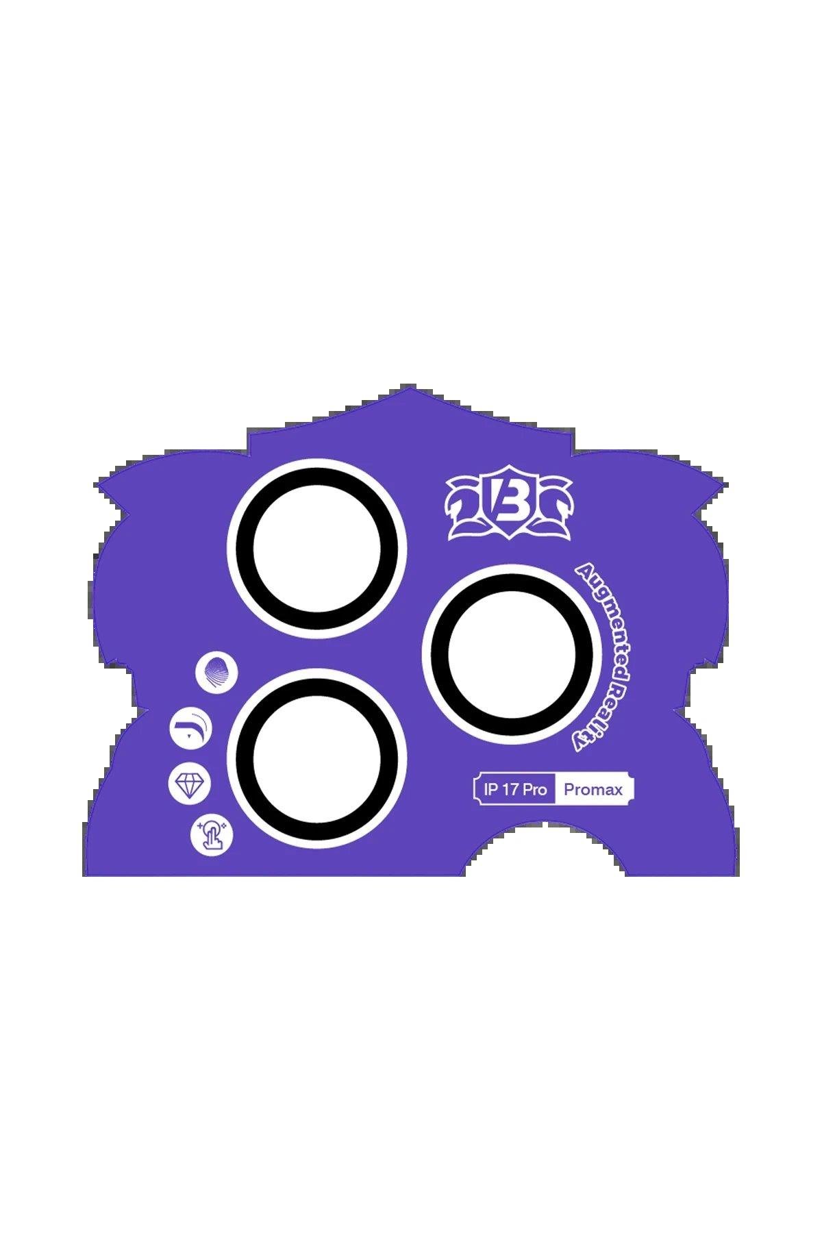 CPT05 Apple iPhone 17 Pro Max Bilvis Titan Kamera Lens - Gümüş