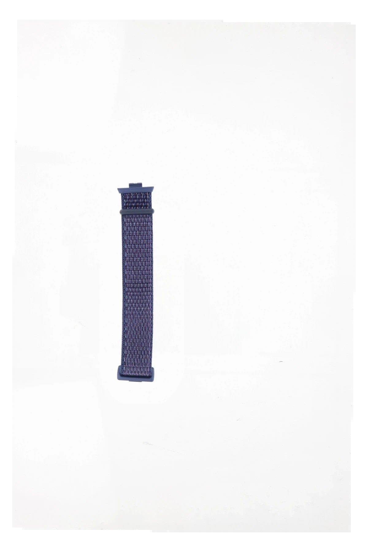 CPT05 Huawei Fit 4 Hasırlı Cırtcırtlı Kordon - Lacivert-Mürdüm