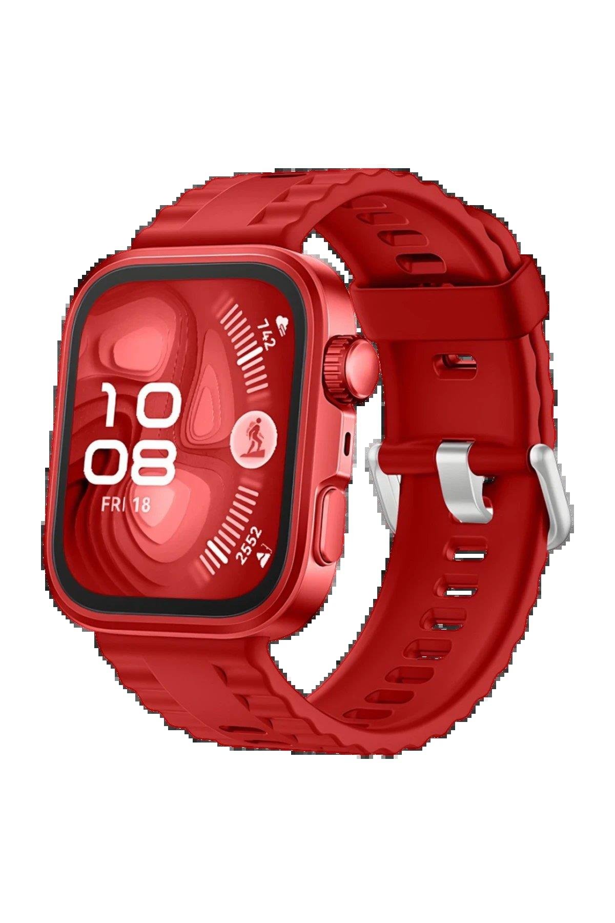 CPT05 Huawei Fit 4 Nova Silikon Kordon - Kırmızı