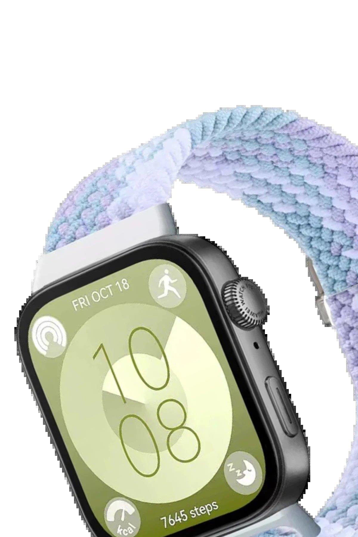 CPT05 Huawei Fit 4 Star Kordon - Lila-Beyaz