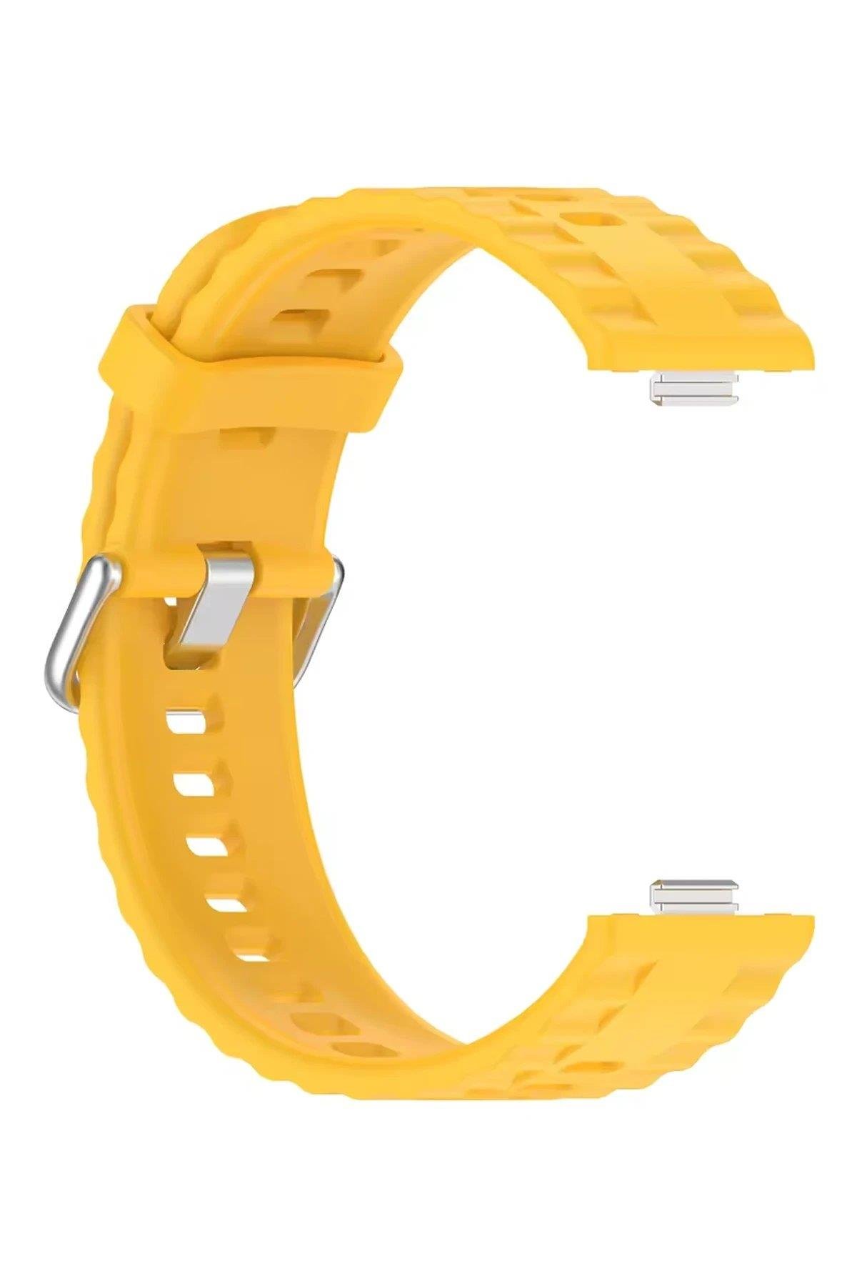 CPT05 Huawei Watch Fit 3 Klasik Kordon - Sarı