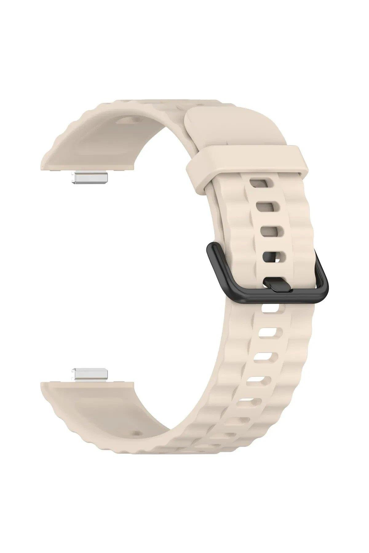 CPT05 Huawei Watch Fit 3 Klasik Kordon - Bej