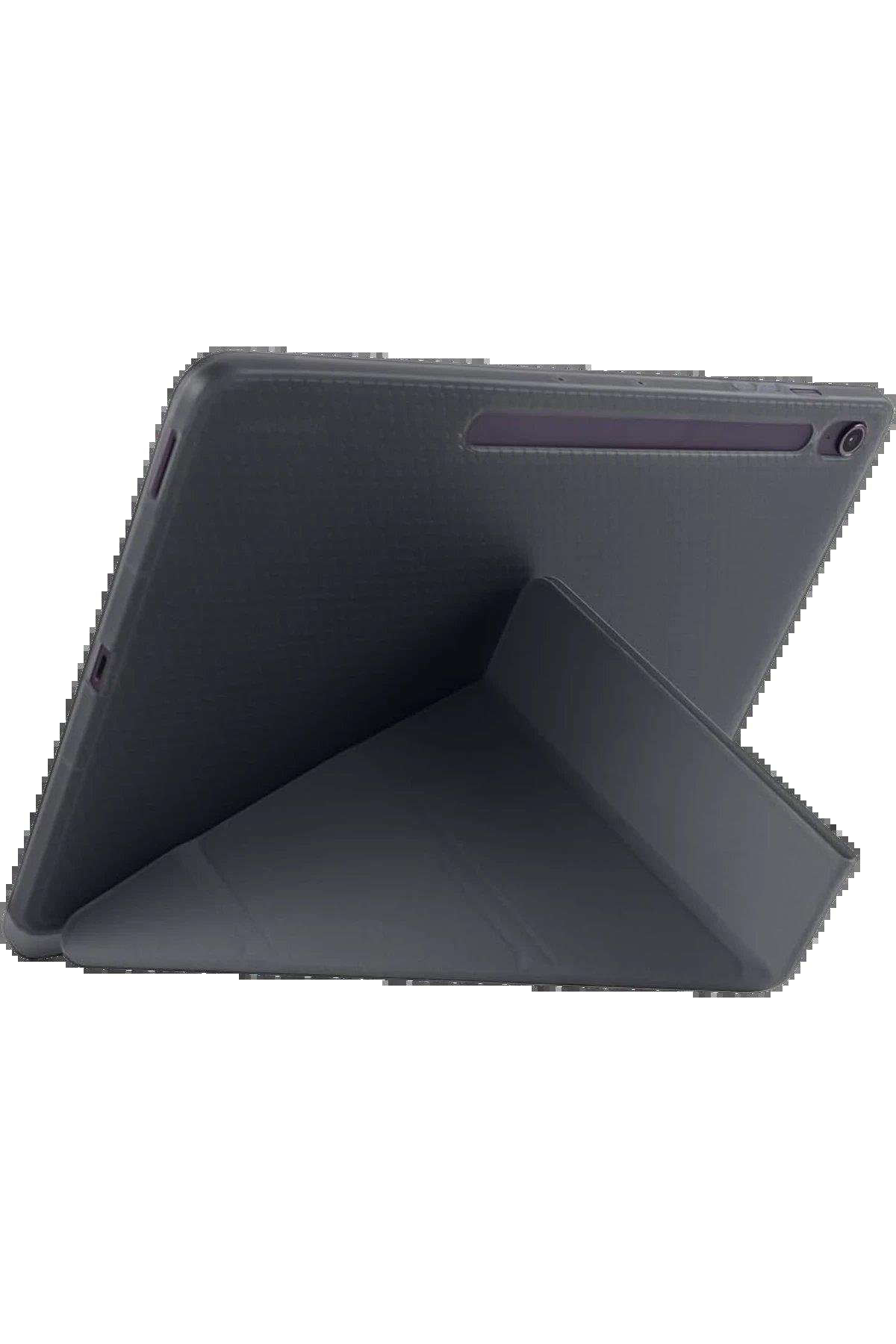 CPT05 iPad Pro 13 (2024) Kılıf Kalemlikli Hugo Tablet Kılıfı - Siyah