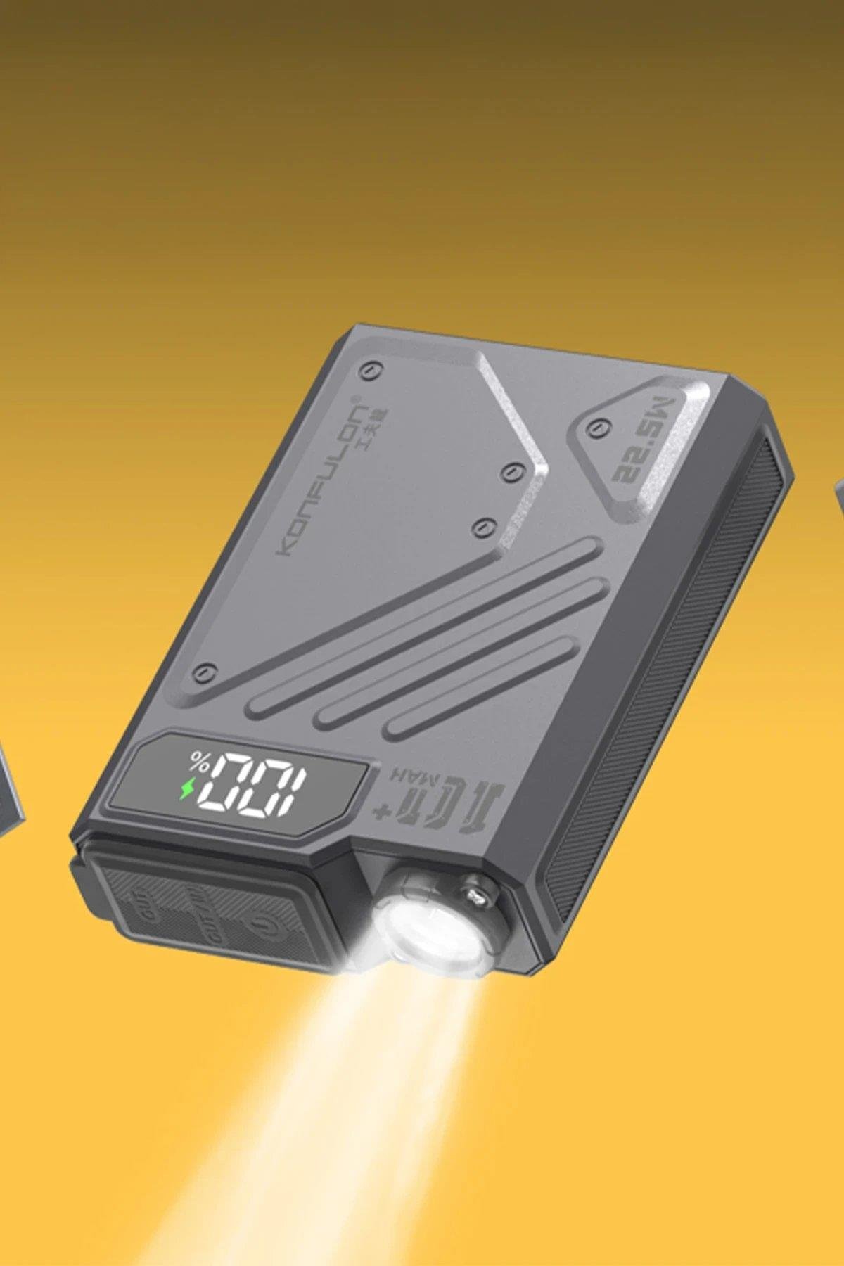 CPT05 J38 10.000 mAh 20W PD Led Işıklı Magsafe Powerbank - Gri