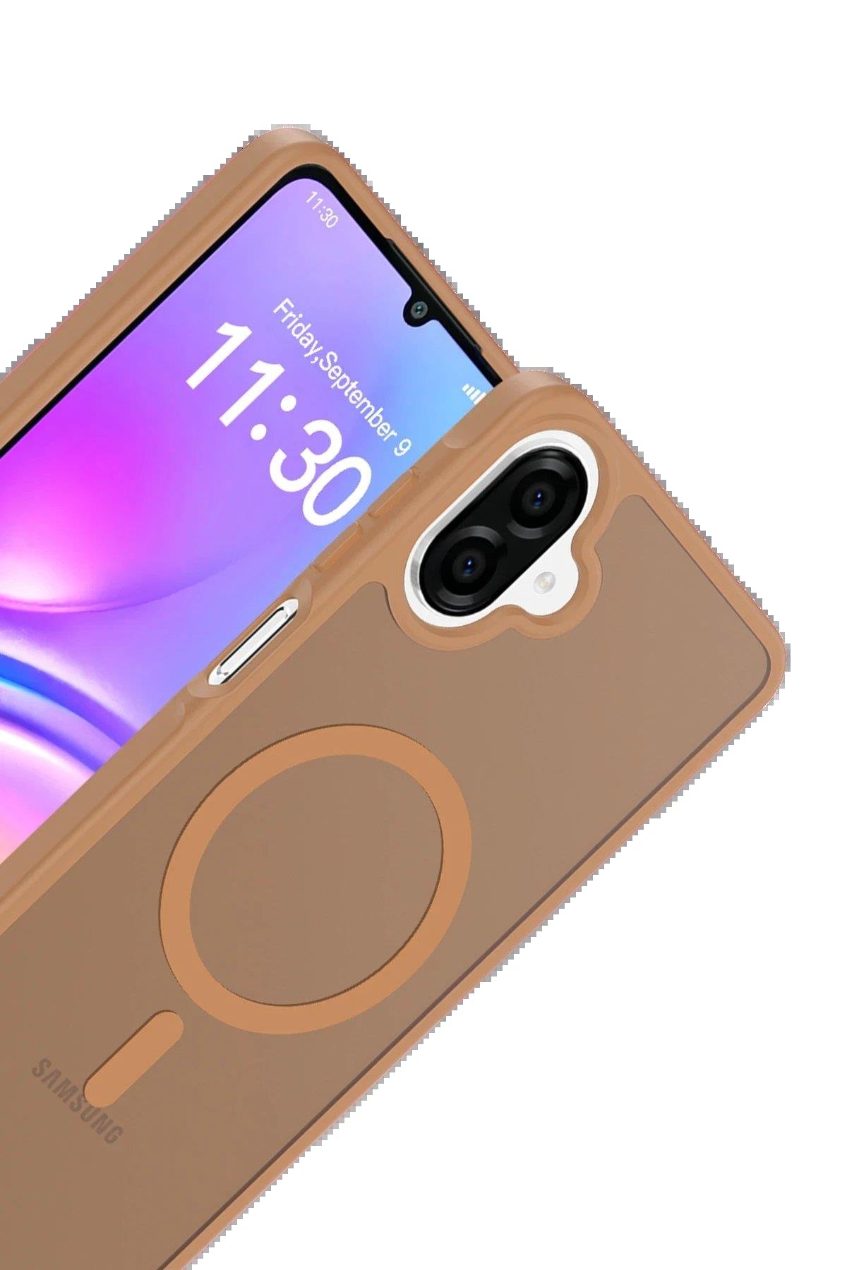 CPT05 Samsung Galaxy A07 Jota Magsafe Kapak - Çöl Titanyum