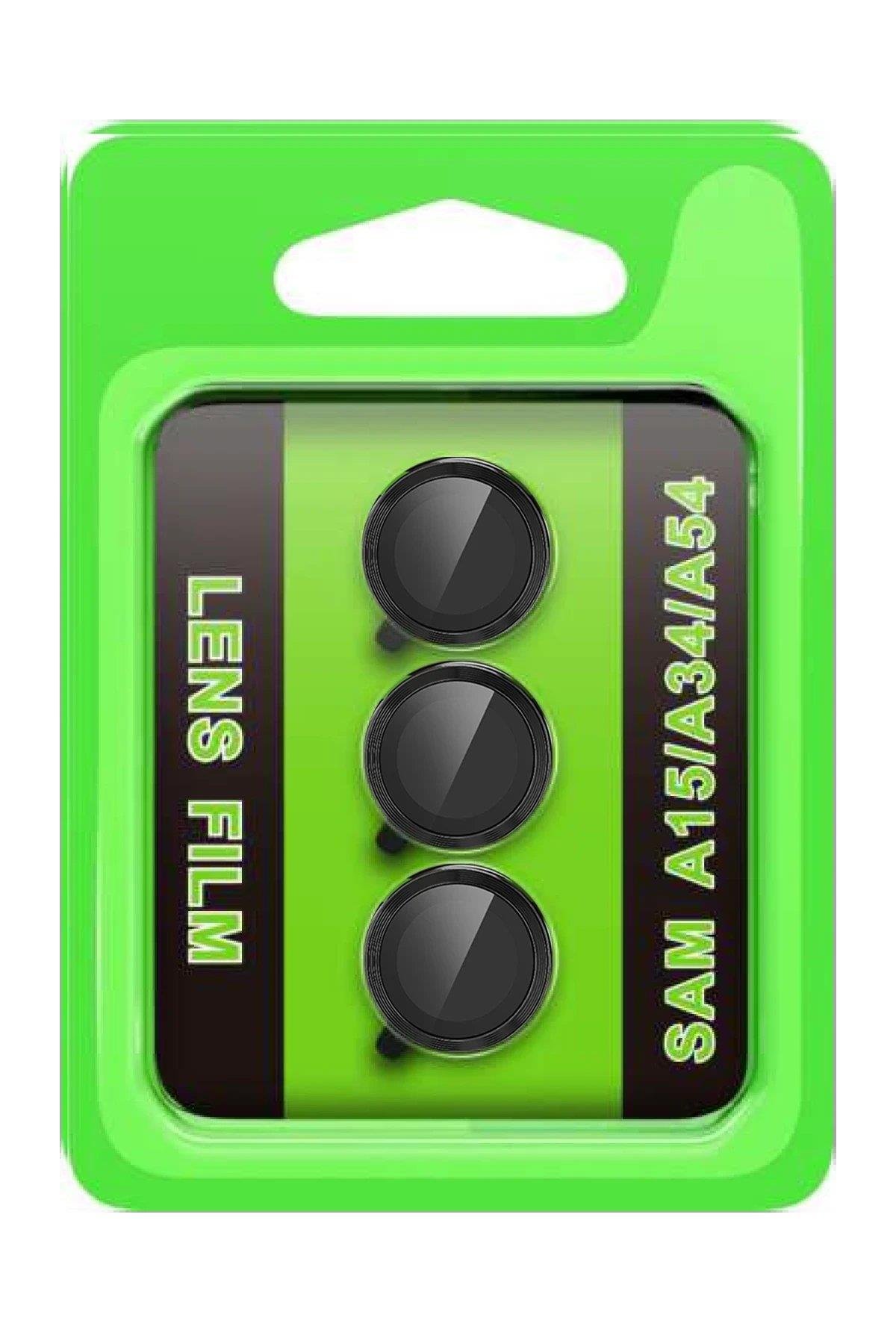 CPT05 Samsung Galaxy A15 4G Raze Metal Kamera Lens - Siyah