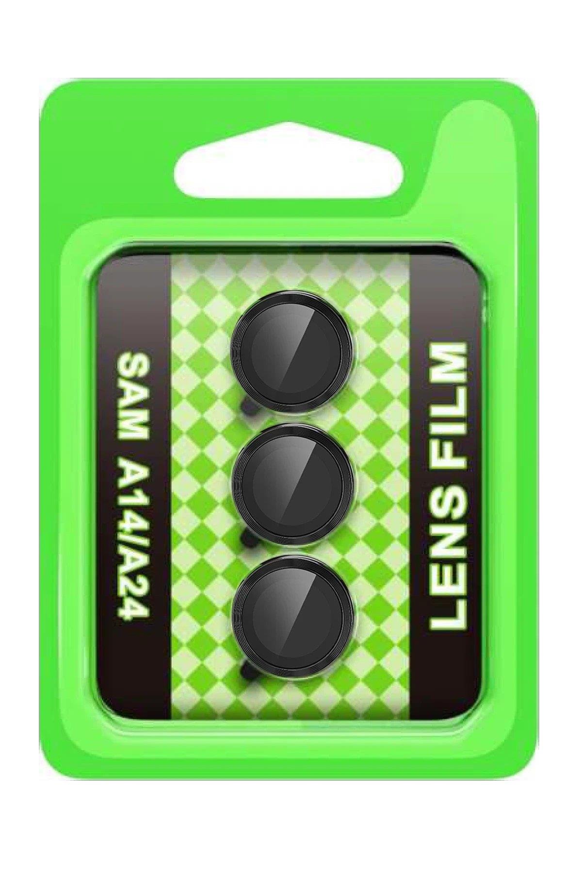 CPT05 Samsung Galaxy A24 4G Raze Metal Kamera Lens - Siyah