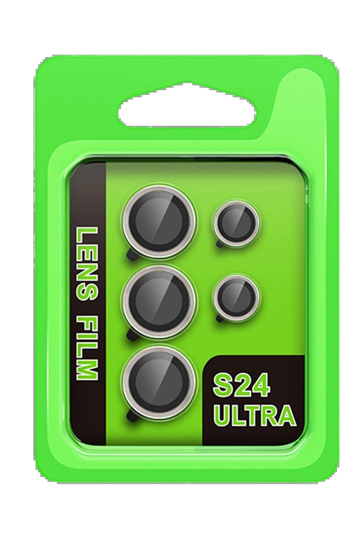 CPT05 Samsung Galaxy S24 Ultra Raze Metal Kamera Lens - Gri