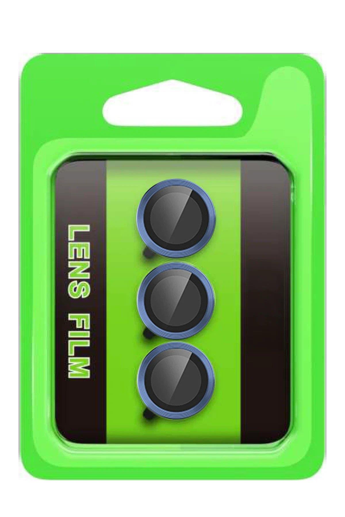 CPT05 Samsung Galaxy S25 FE Raze Metal Kamera Lens - Lacivert