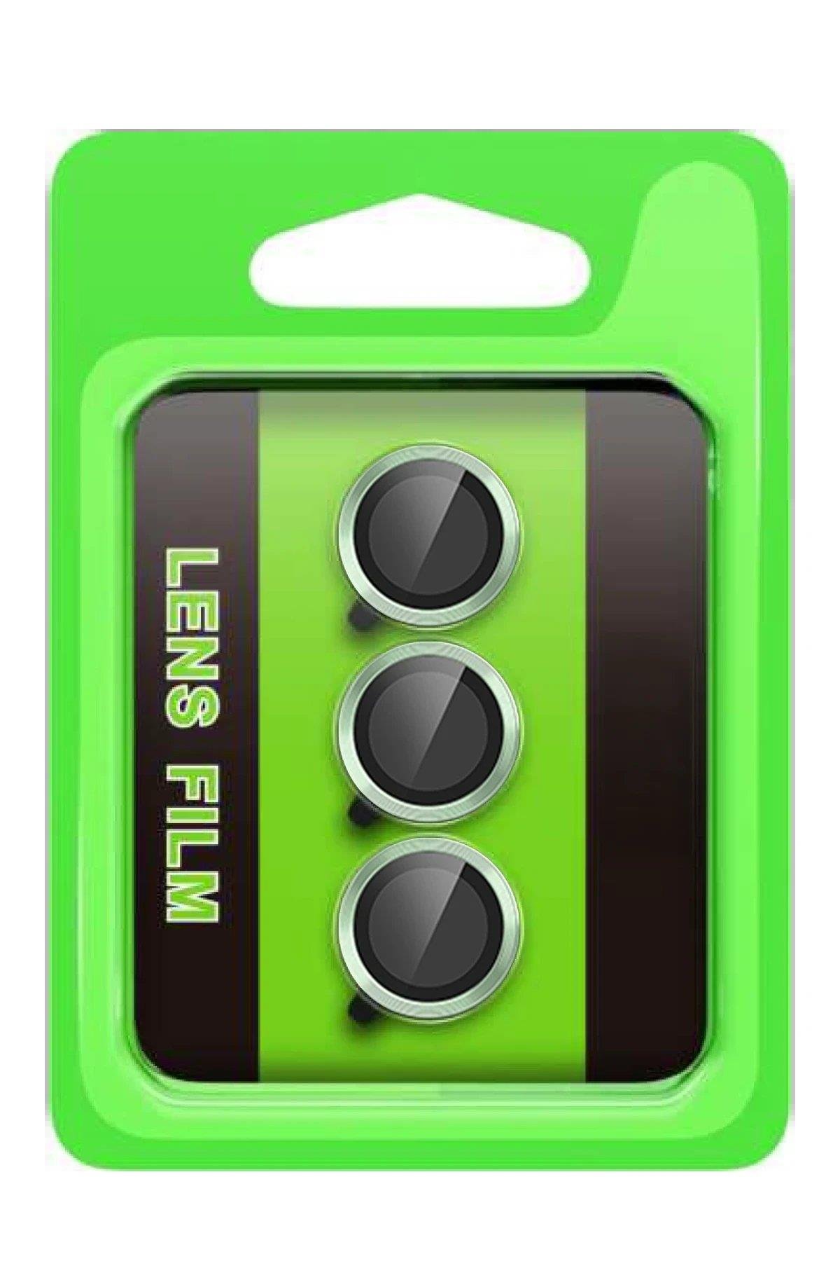 CPT05 Samsung Galaxy S25 FE Raze Metal Kamera Lens - Yeşil