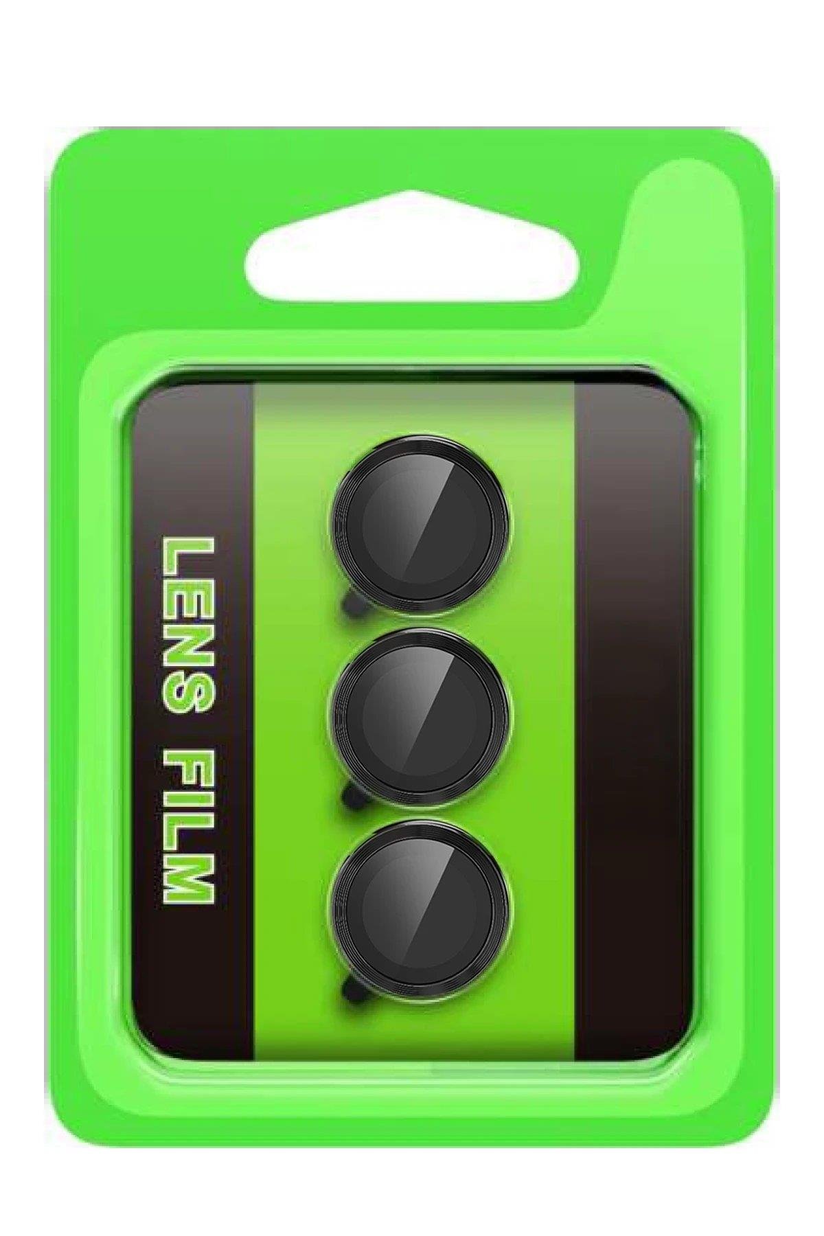 CPT05 Samsung Galaxy S25 FE Raze Metal Kamera Lens - Siyah