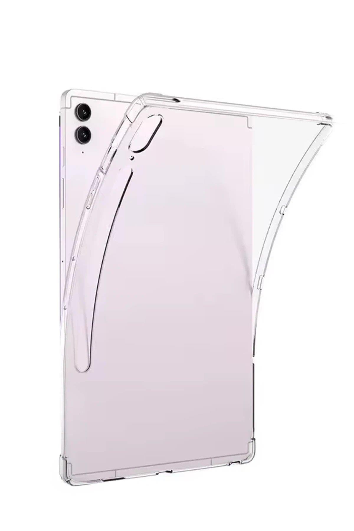 CPT05 Samsung Galaxy Tab S10 FE Plus 13.1 Kılıf Anti Şeffaf Tablet Silikon - Şeffaf