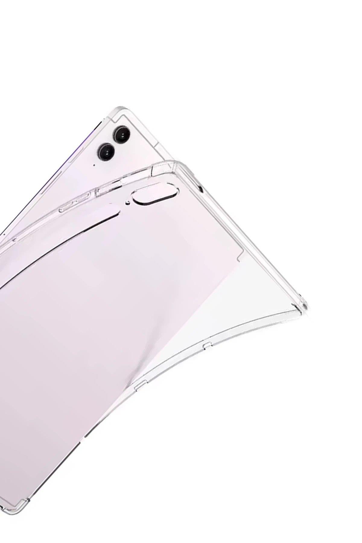 CPT05 Samsung Galaxy Tab S10 FE Plus 13.1 Kılıf Anti Şeffaf Tablet Silikon - Şeffaf