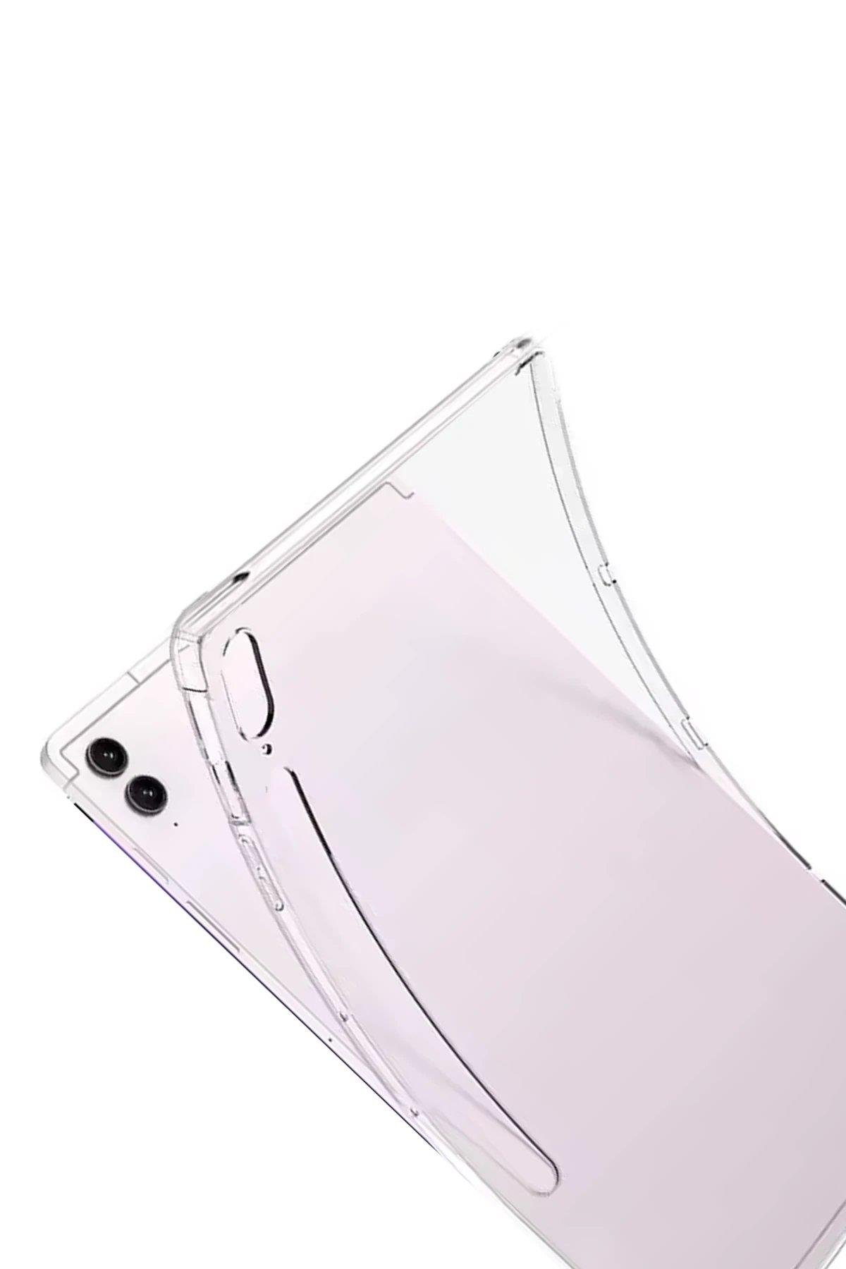 CPT05 Samsung Galaxy Tab S10 FE Plus 13.1 Kılıf Anti Şeffaf Tablet Silikon - Şeffaf