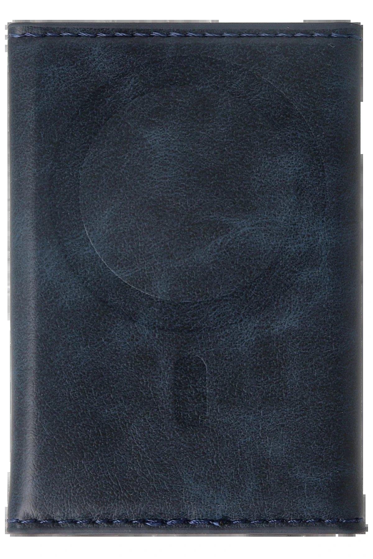 CPT05 Tema Magsafe Deri Kartlık - Lacivert