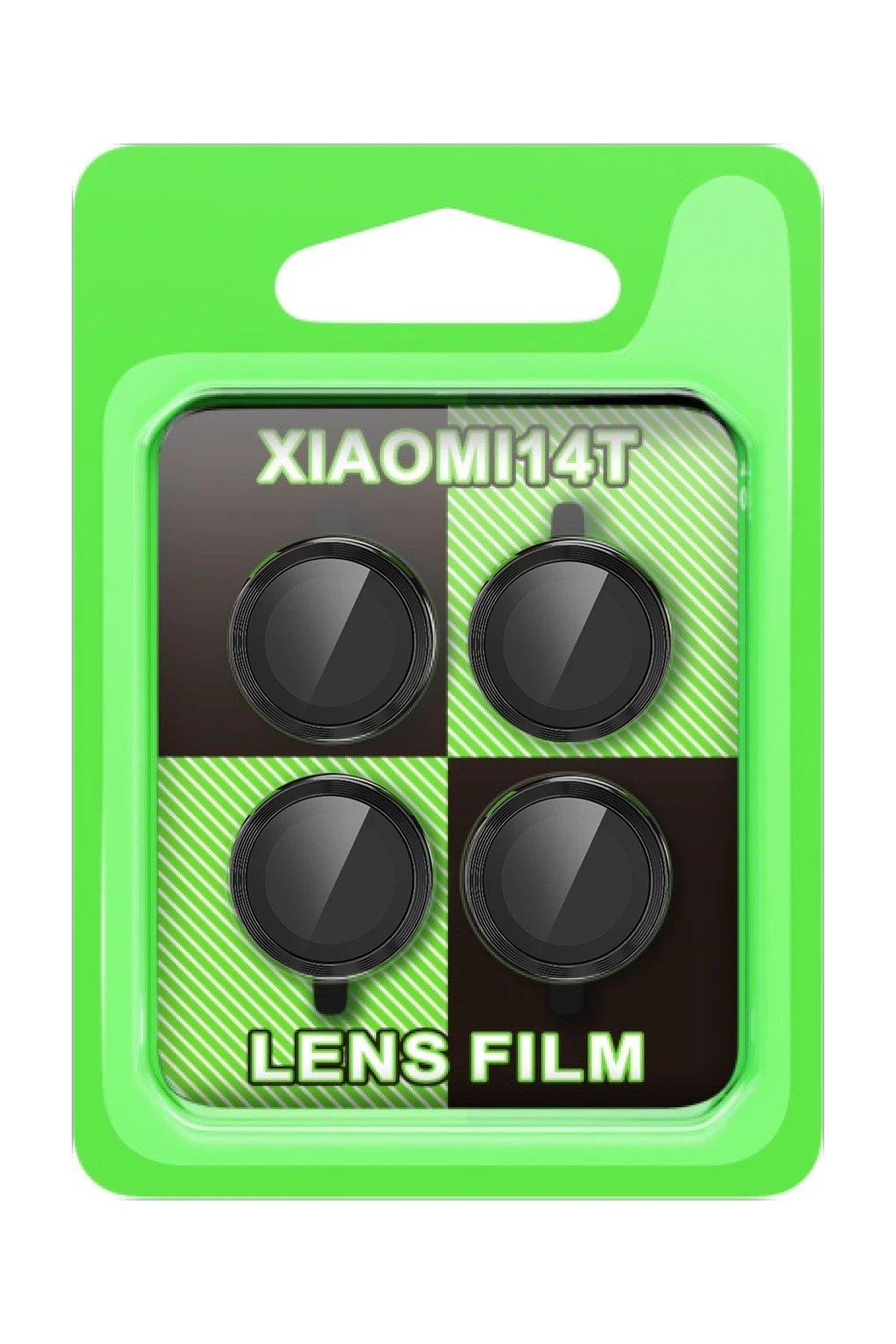 CPT05 Xiaomi Mi 14T Raze Metal Kamera Lens - Siyah