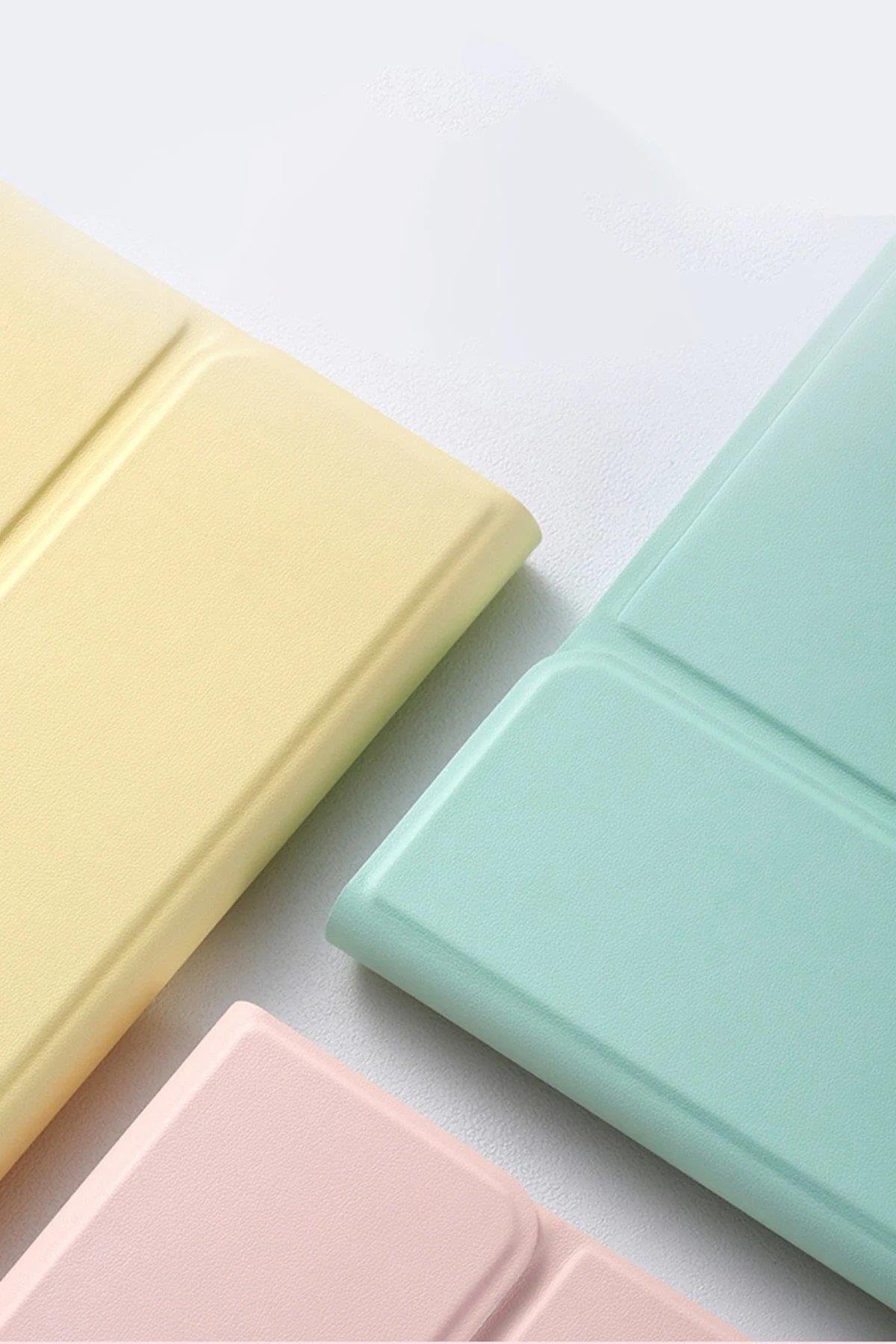 CPT05 Xiaomi Redmi Pad SE Kılıf KC01 Smart Klavyeli Tablet Kılıfı - Lila